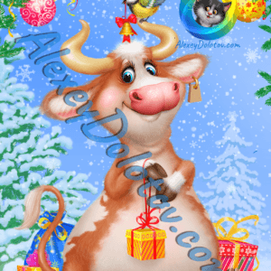 Christmas Cow